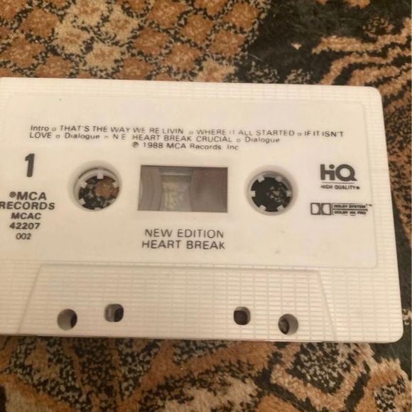 Other - New Edition heart break cassette tape. Still plays music.